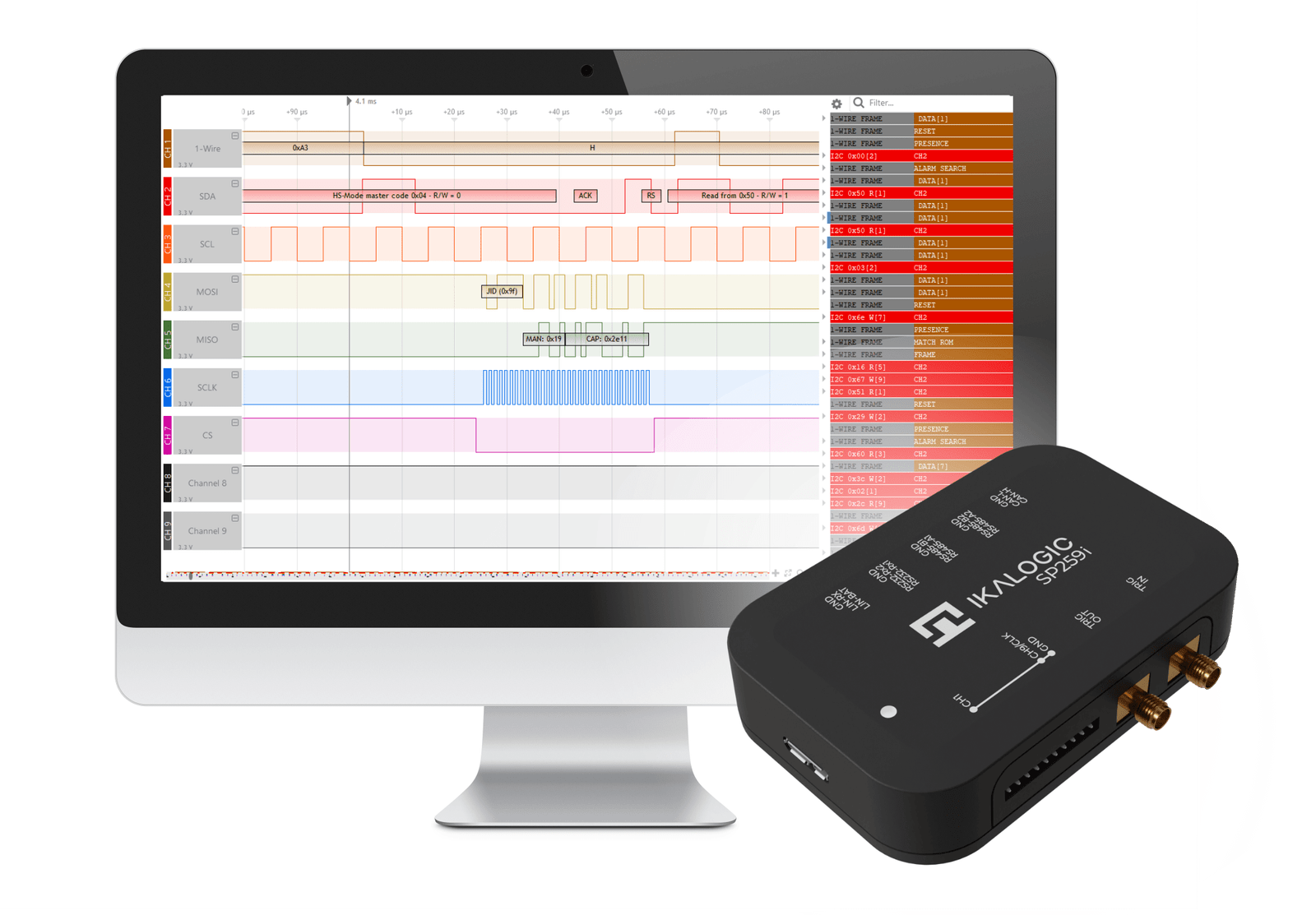 sp259 logic analyzer